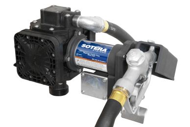 Sotera FR410B 13 GPM 12V Gear & Motor Oil Pump with Manual Nozzle and Hose