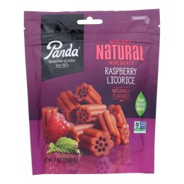 Panda Licorice - Licorice Raspberry Chews - Case of 8-7 OZ