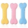 2pcs New dog grinding teeth biting toys Creamy scented with prickly flat bones Large and small dog teeth grinding toys