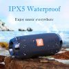 New TG117 Outdoor Speaker Waterproof Portable Wireless Column Loudspeaker Box Support TF Card FM Radio Aux Input Black