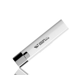 Mini Portable LED Flashlight with Power Bank, USB Rechargeable (Color: White)