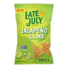 Late July Snacks - Tort Chip Jalap Lime - Case of 12-7.8 OZ (SKU: 2805232)