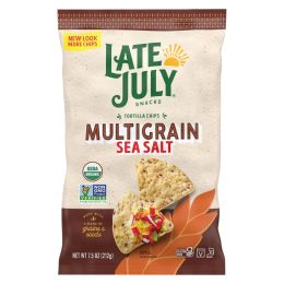 Late July Snacks - Tort Chips Multigrn Sea Salt Gluten Free - Case of 12-7.5 OZ (SKU: 2827095)